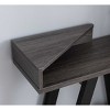 Syemin Console Tables Contemporary Console Table Entryway Table Small Space Console Sofa Table Behind Couch, Gray, 31.25"*11.5"*37.5" - 3 of 4