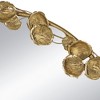 Wooakway 51.4"H 29.1"W Arch Iron Accent Wall Mirror Novelty Bathroom/Vanity Mirror with Golden Leaves - 4 of 4