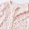 Toddler Girls' Smooth Jersey Snug Fit Union Suit - Cloud Island™ Pink - 3 of 4