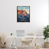 Stupell Industries Italian Coast Cityscape Black Framed Floater Canvas Wall Art - 2 of 4