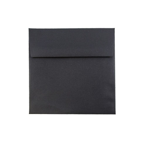 JAM Paper 5.5 x 5.5 Square Invitation Envelopes Black Linen Bulk 1000/Carton (V01210B) - image 1 of 2