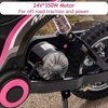 Kids Dirt Bike Electric, 350W Electric Motorcycle-Up to 14.29MPH, 2-Speed Modes Motorcycle for Kids Ages 3-10 - 4 of 4