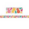 Teacher Created Resources Tropical Punch Pineapples Straight Border Trim 35 Feet Per Pack 6 Packs - 2 of 2