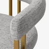 Upholstered Dining Chair Set Of 2,Chenille Dining Chair With Gold Metal Leg Morden Design For Kitchen  Dining Room Or Living Room-Tanpinhause - 4 of 4