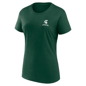 NCAA Michigan State Spartans Women's Bi-Blend Crew T-Shirt - 1 of 3