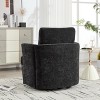 Lyngins Modern Upholstered Single Sofa Swivel Chair with Pillows/Cushion,Accent Chair for Living Room,Bedroom,Office - 4 of 4