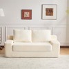 XINGHANZHENXUAN Corduroy Loveseat Sofa Bed with Pillows, 600lb Capacity No-Assembly Sofa for Living Room & Bedroom - 3 of 4