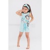 Disney Princess Rapunzel Ariel Belle Jasmine Aurora Baby Girls Snap Romper and Headband Newborn to Toddler - 2 of 4