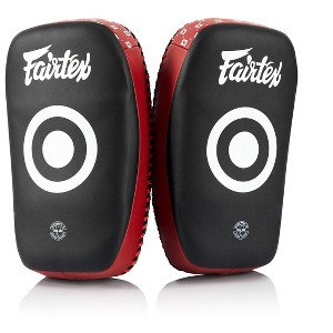 Fairtex KPLC6 Muay Thai Curved Small Pad - Black, Gold, Black/Red - 1 of 4