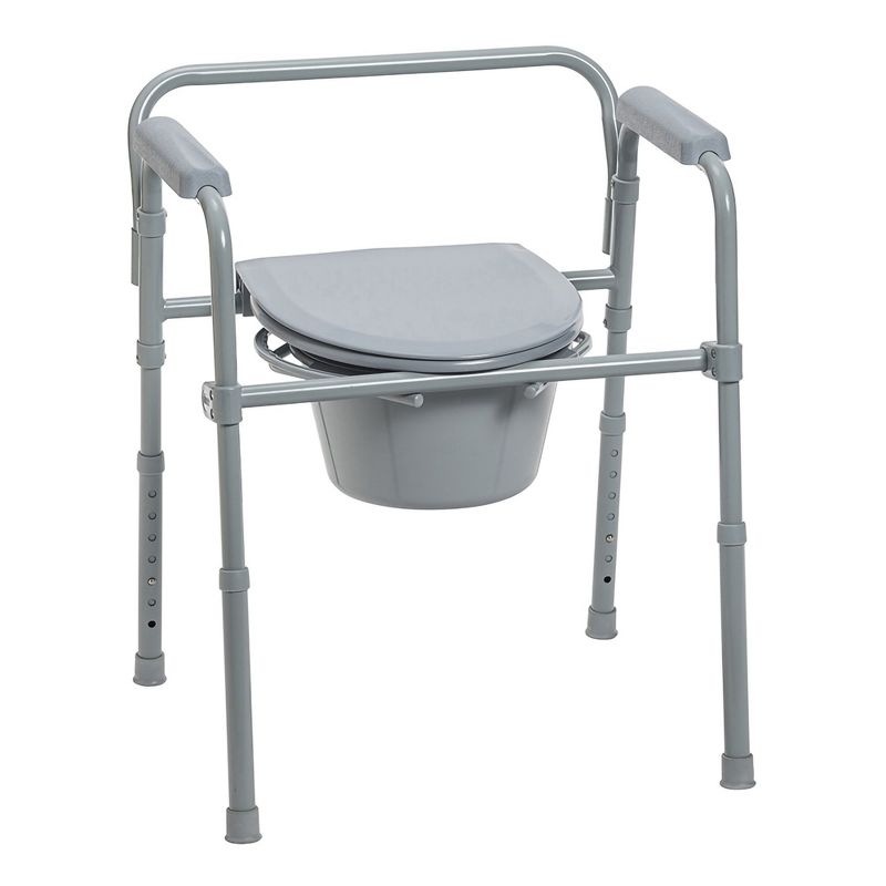 McKesson Folding Commode Chair, 350 lbs Capacity, 1 Count, 5 of 12