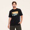 Adult National Parks Graphic Print Short Sleeve Crewneck T-Shirt - Woolrich x Target Black - 2 of 4