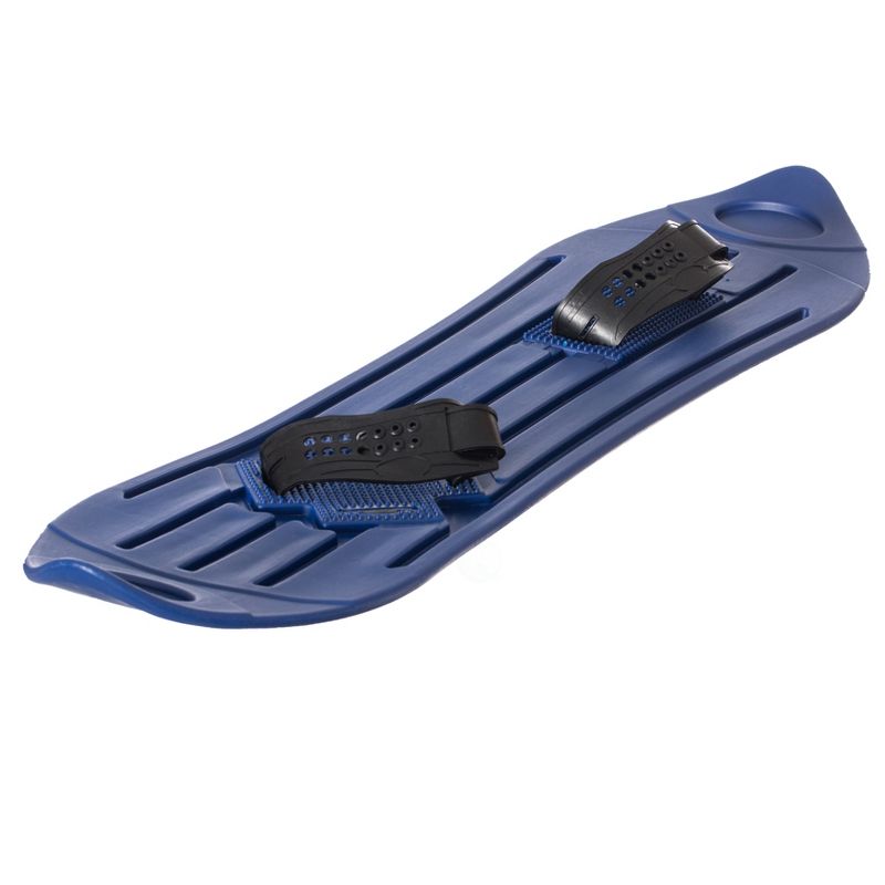 Gardenised Kids Plastic Outdoor Snowboard Ice Sled, Single-Person, Kids over 5 Years, Blue, 2 of 11