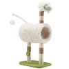 EROMMY Cat Tower with Scraching Post & Cat Condo, White - 3 of 3