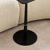 Maliang 15.74"D X23.77"H, Square Coffee Table, MDF Table Top & Metal Feet, Black - 4 of 4