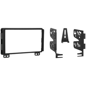Metra® Double-DIN Installation Kit for 2001 through 2006 Ford®/Lincoln®/Mercury® Truck and SUV in Black - 1 of 4