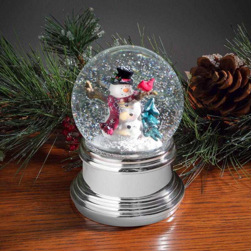 Snowburst LED Animated Snow Globe Decorative Holiday Scene Props - Haute D&#233;cor, 3 of 5