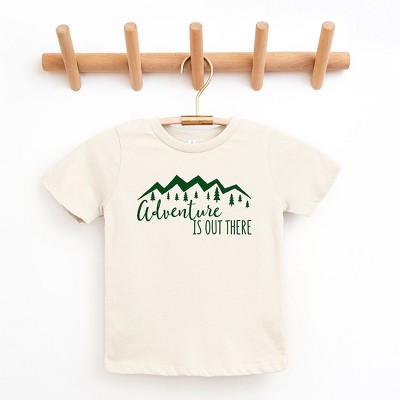 The Juniper Shop Adventure Is Out There Mountains Toddler Short Sleeve Tee
