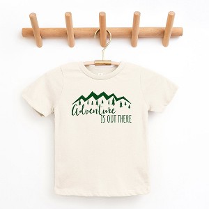 The Juniper Shop Adventure Is Out There Mountains Toddler Short Sleeve Tee - 1 of 2