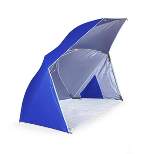 Picnic Time Brolly Beach Umbrella Tent - Blue