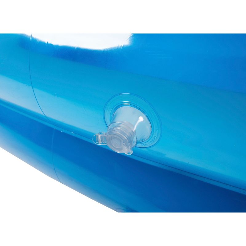 Pool Central 6.5' Blue and White Inflatable Rectangular Swimming Pool, 5 of 7