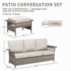 Buenhomino Outdoor Patio All-Weather Wicker Furniture Set - 3 of 4