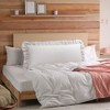 PiccoCasa Pure Cotton Soft Envelope Closure Body Ruffled Pillowcases 2 Pcs - image 2 of 4