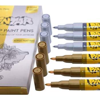 PINTAR Acrylic Paint Markers/Pens Set for Rock Painting, Wood, Glass - Pack  of 16, 1mm, 1 - Ralphs