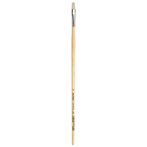 da Vinci TOP-ACRYL White Brush, Synthetic, Acrylic & Oil, Filbert, Series 7482, Size 6 - 1 of 3