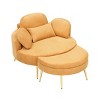 CAVINAS Couches for Living Room Comfortable Chair Corduroy Couch Small Sofa with 1 Pillow Bedroom - 2 of 4