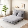 NicBex  Convertible Sleeper Chair,Folding Sofa Bed with Adjustable Backrest,Comfortable Couches with Sturdy Iron Frame for Living Room - 2 of 4