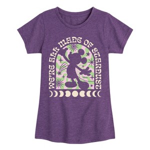 Girls' - Disney - Made Of Stardust Fitted Short Sleeve Graphic T-Shirt - 1 of 4