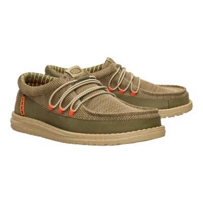 HEYDUDE Men Wally Guard Stretch Sox , Burnt Olive/Multi, 7 — фото 7