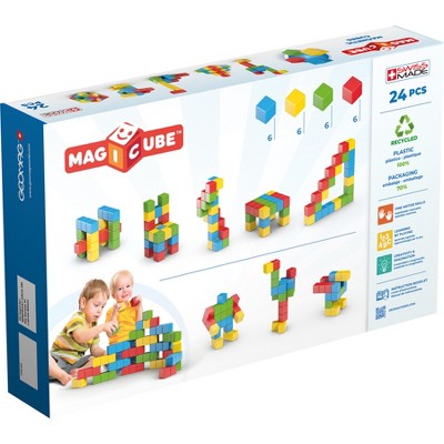 Geomag Magicubes Full Color Try Me Recycled, 24 Pieces : Target