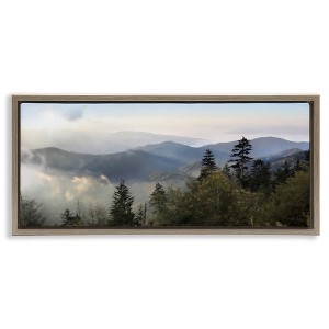 Stupell Industries Panoramic Cloudy Mountainous Nature, 31" x 14" - 1 of 4