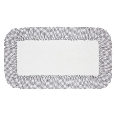 Annie Buffalo Grey Check Bathmat 27x48  VHC Brands