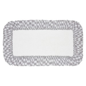Annie Buffalo Grey Check Bathmat 27x48  VHC Brands - 1 of 3