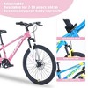 RISOKEYS 20 Inch Single Speed Mountain Bike for Kids Age 7-10,Front Suspension Fork Kids' Bicycles,Disc Brake & Adjustable Seat,for Boys Girls - 2 of 4