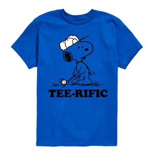 Boys' - Peanuts - Teerific Snoopy Short Sleeve Graphic T-Shirt - 1 of 4