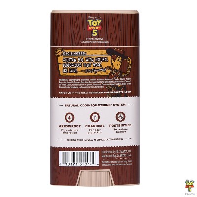 DR. SQUATCH Men's Natural Deodorant - Howdy Hero - 2.65oz
