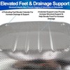 5 Star Super Deals Stainless Steel Colander Expandable Strainer Fine Mesh Basket - 6 Quart with Handles for Kitchen Sink - 3 of 4