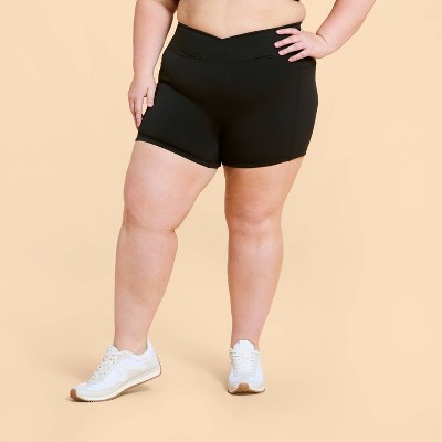 Blogilates Women's Criss Cross Scrunch Bike Shorts