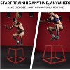 Plyometric Jump Box Set–12/18/24/30Inch Steel Plyo Boxes for Home Gym,Anti-Slip Fitness Platform for Box Jumps,Step-Ups & Explosive Strength Training - 4 of 4