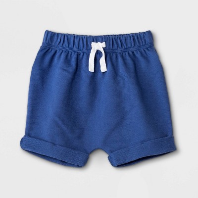 Baby Knit Pull-On Shorts - Cat & Jack™ Dusty Blue 0-3M