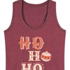 Women's - Instant Message - Christmas Ho Ho Ho Ornament Graphic Racerback Tank - 2 of 4