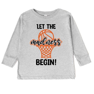 The Juniper Shop Basketball Madness Hoop Toddler Long Sleeve Tee