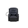 Whisen Bonded Leather 139° Recliner & Single Sofa Chair with Vibration Massage & Heating - 3 of 4