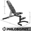 Philosophy Gym Adjustable Weight Bench, Heavy-Duty Flat Incline Decline (FID) Dumbbell Workout Bench for Weightlifting & Exercise - 1500 LB  Capacity - 3 of 4