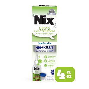 Nix Ultra Lice Shampoo All-In-One Lice Treatment Kit - 4 fl oz - 1 of 4