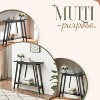 Kings Brand Furniture Console Table - Narrow Sofa Table with Storage Shelf for Hallway, Front Hall, Entryway, Living Room - 3 of 4