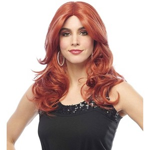 Costume Culture by Franco LLC Ginger Diva Adult Costume Wig | Copper - 1 of 1